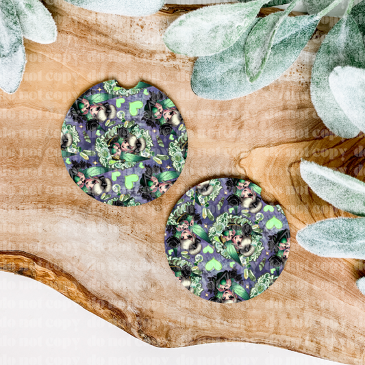 Goth Fairy Car Coasters