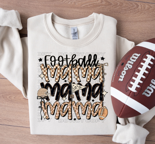 Football Mama Bows DTF