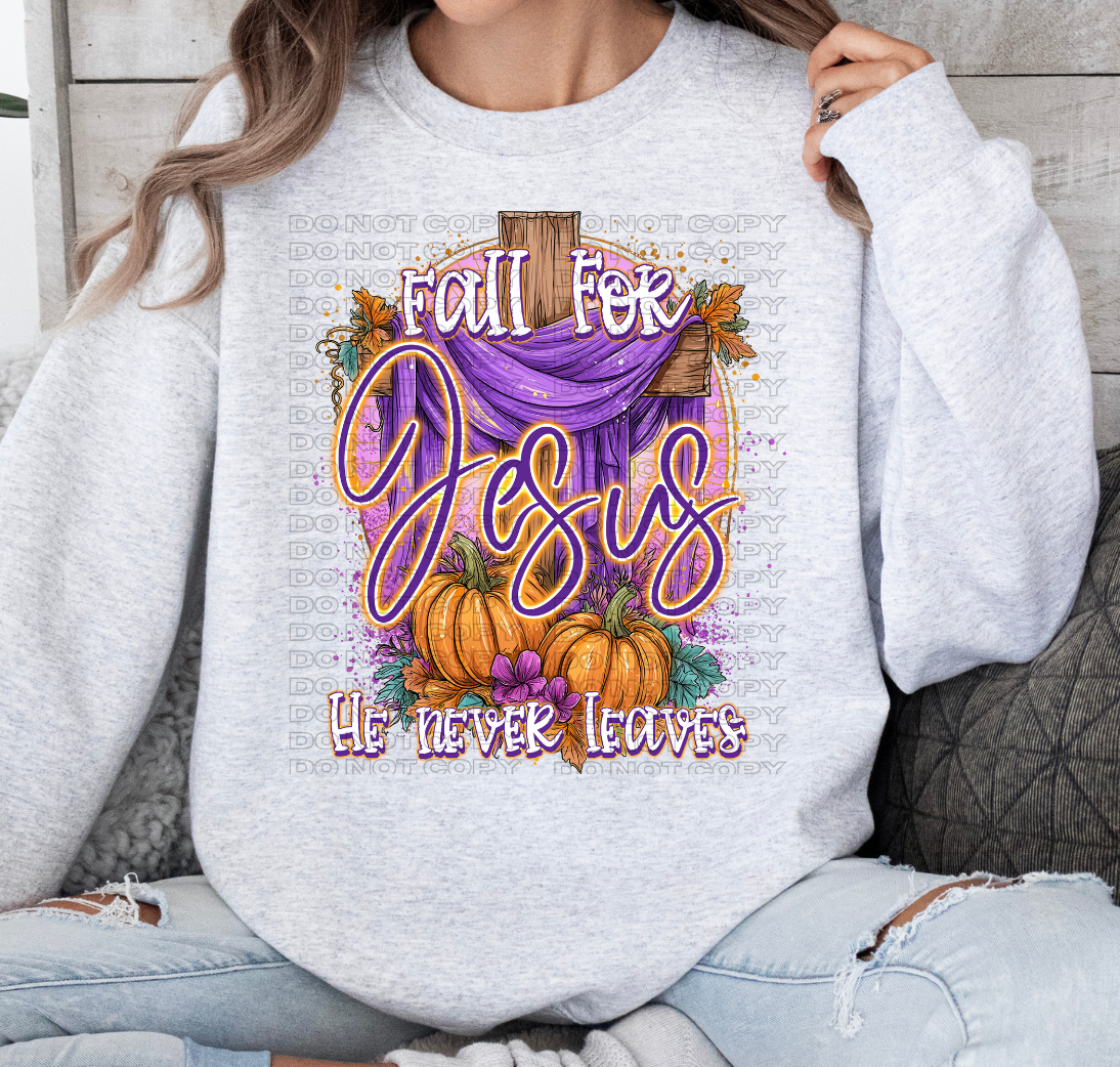 Fall For Jesus DTF