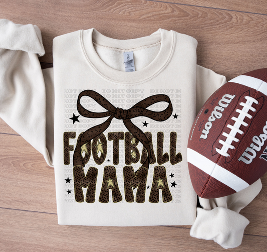 Football Mama Bow & Stars DTF