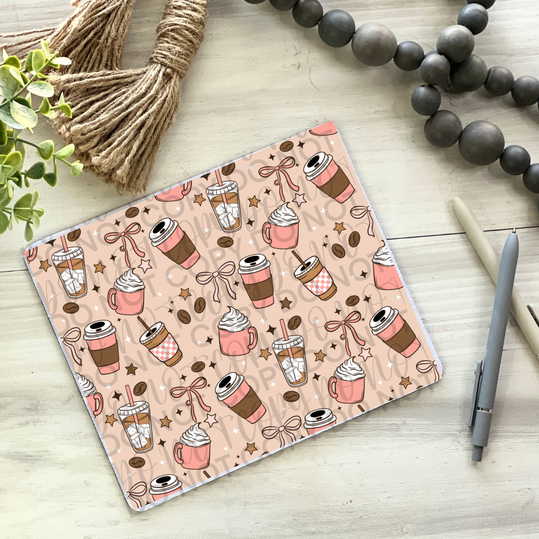 Girl Who Loves Coffee Mouse Pad