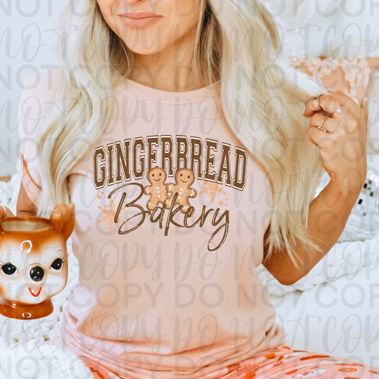 Gingerbread Bakery DTF
