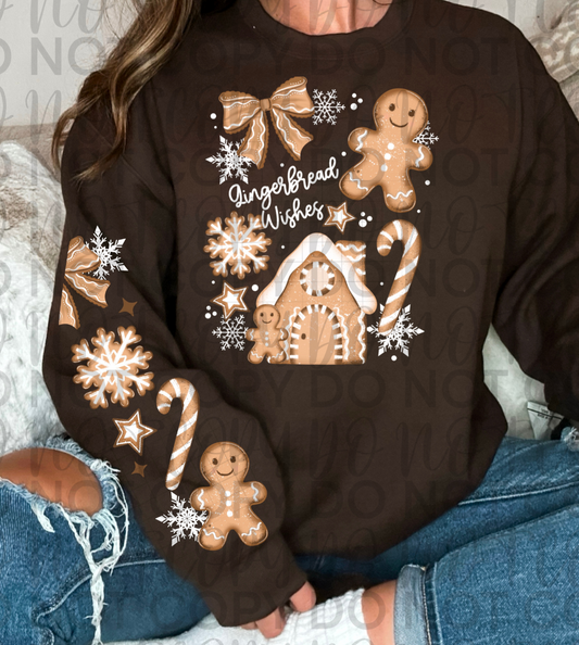 Gingerbread Wishes Sleeve DTF (Set of 2)