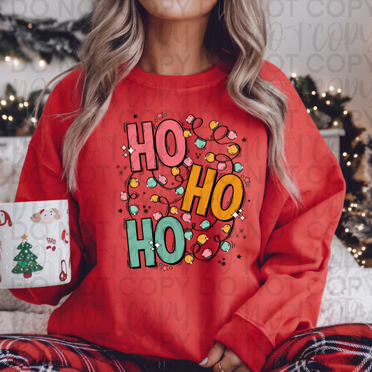Ho, Ho, Ho Lights DTF