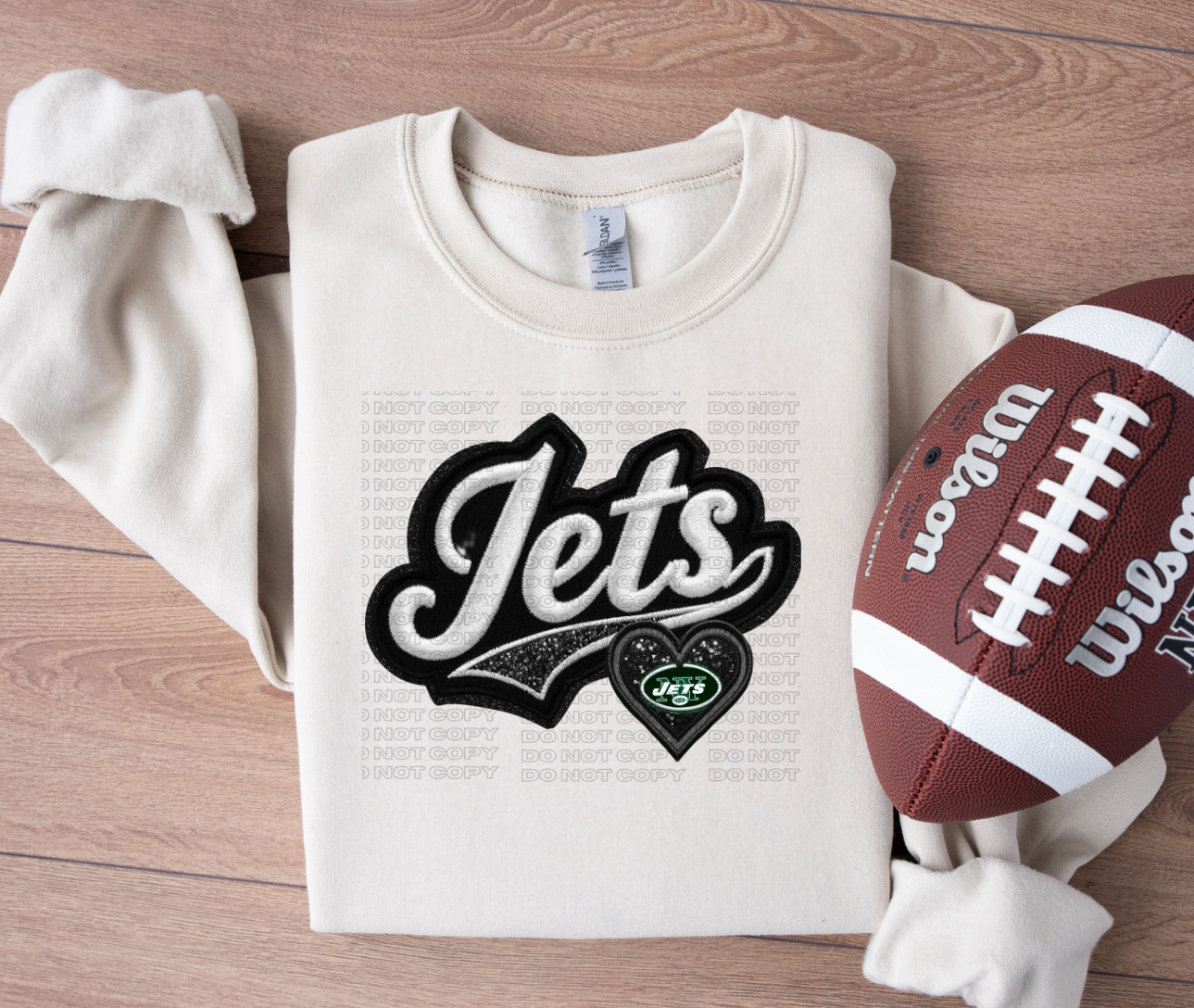 Varsity Jets Faux Embroidery DTF