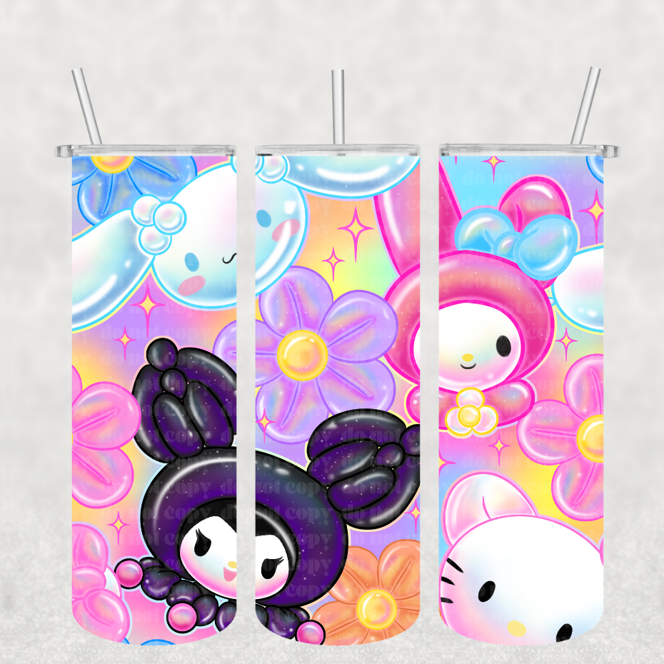 Kawaii Balloons Tumbler