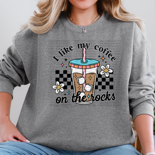 Like My Coffee On The Rocks DTF