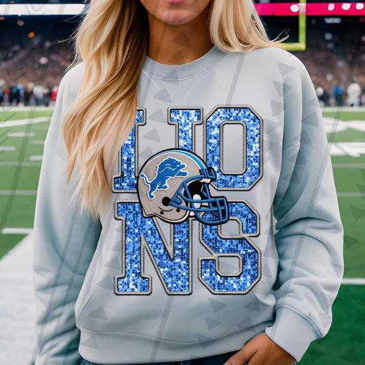Lion Faux Embroidery DTF