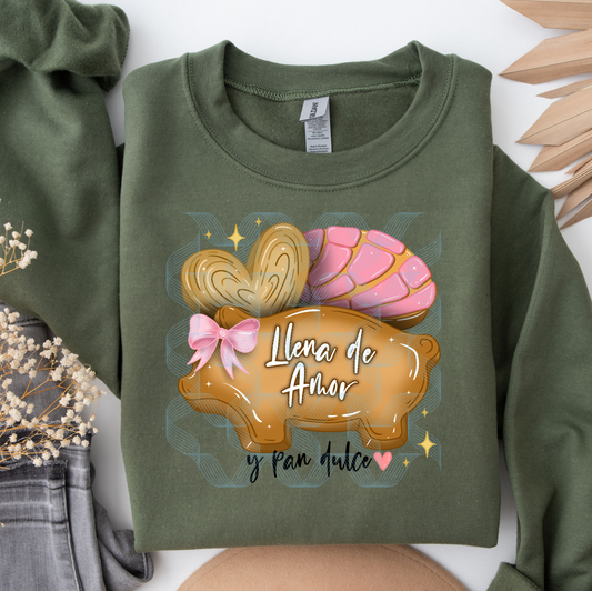Llena De Amor -(Black Words) DTF