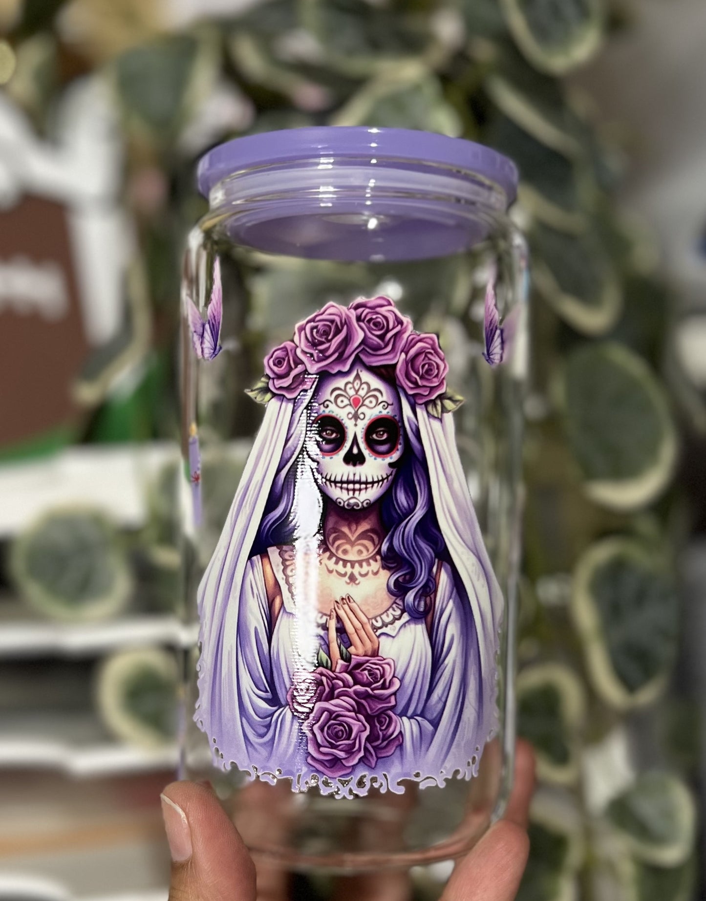 Llorona 16oz Clear Glass Cup
