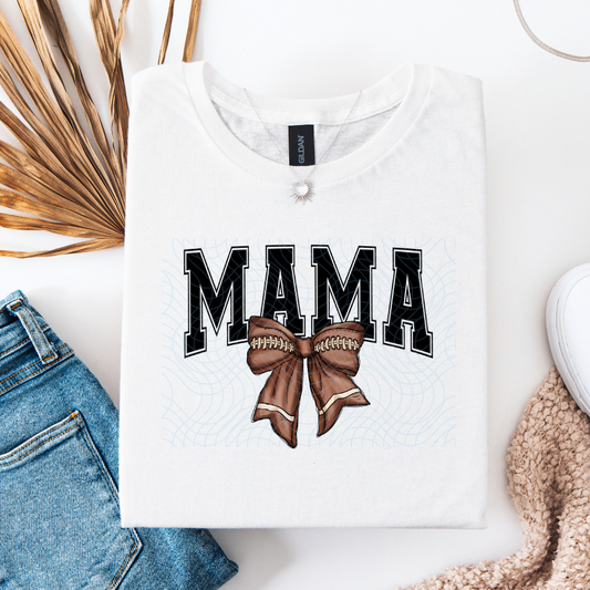 Mama Football Bow DTF