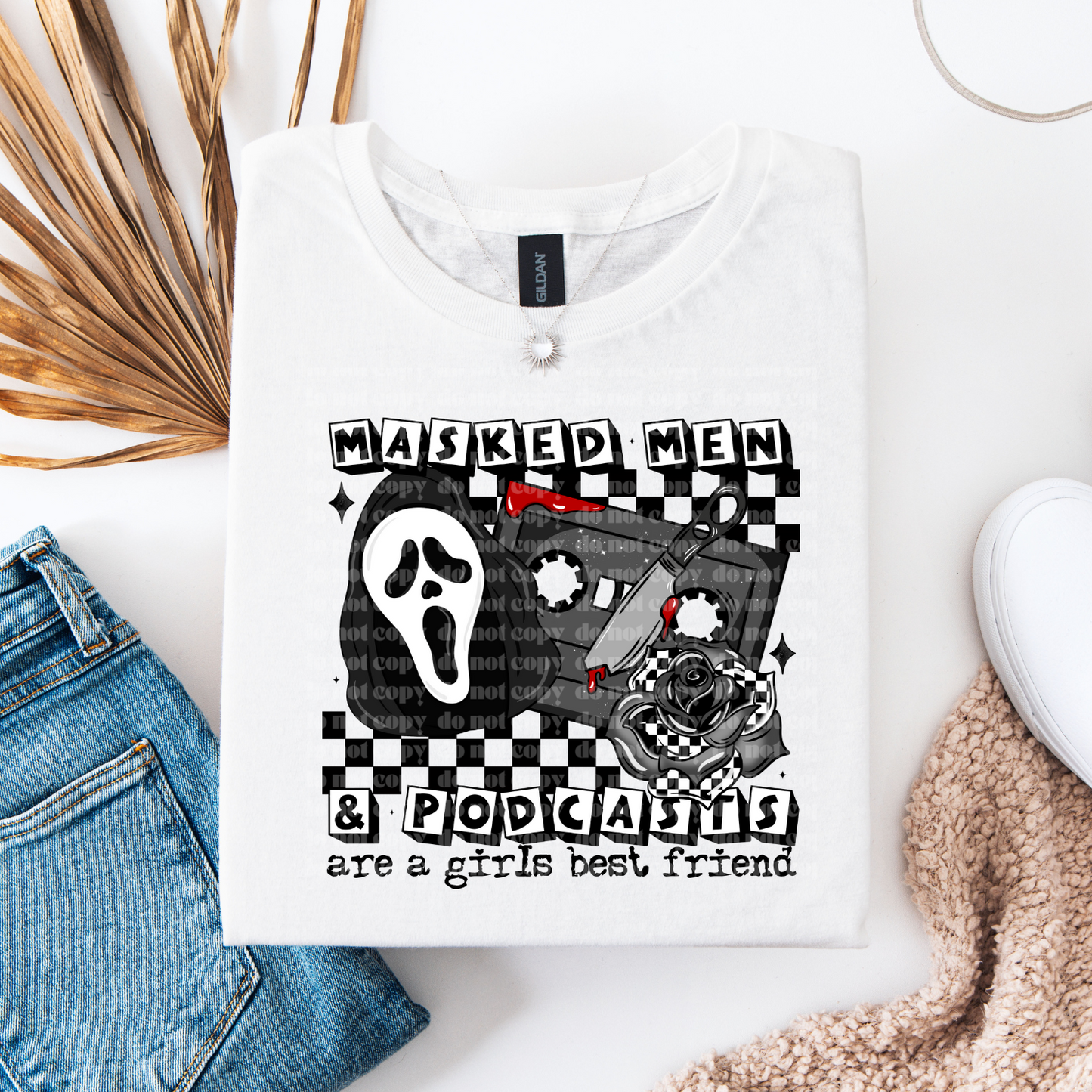 Masked Men And Podcast DTF (Ghost)