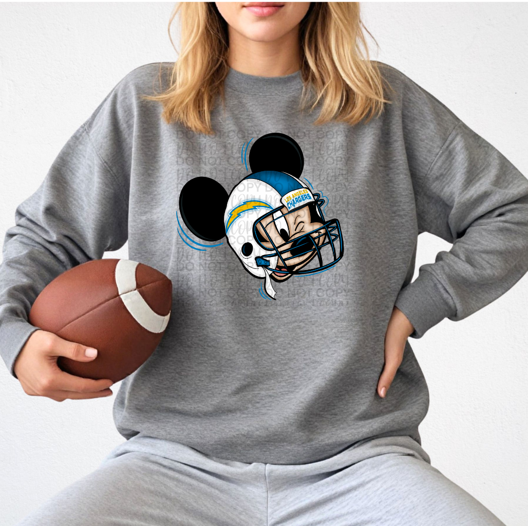 MM Chargers Helmet DTF