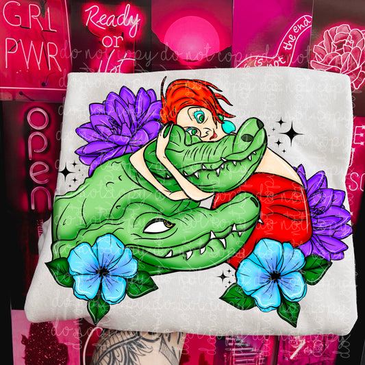 Floral Croc DTF