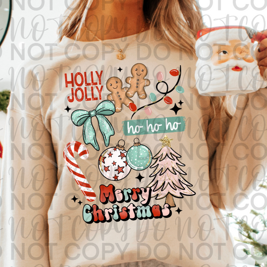 Merry Christmas Collage DTF