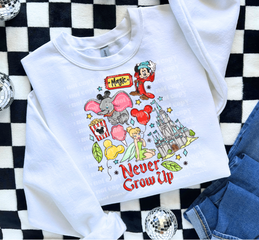 Never Grow Up DTF