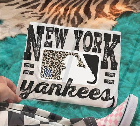 NYY Leopard Baseball DTF