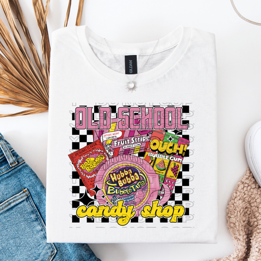 Old School Candy Shop DTF