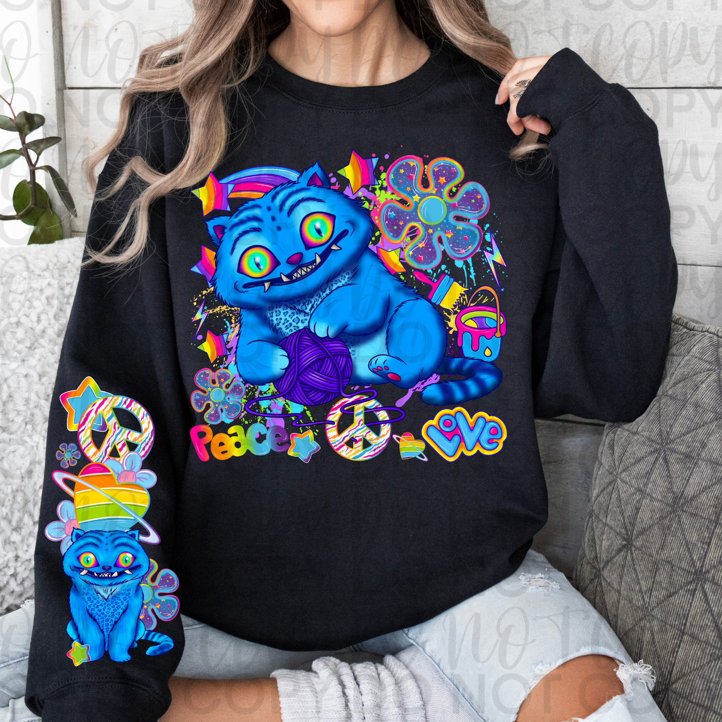 Peace & Love Sleeve DTF (Set of 2)