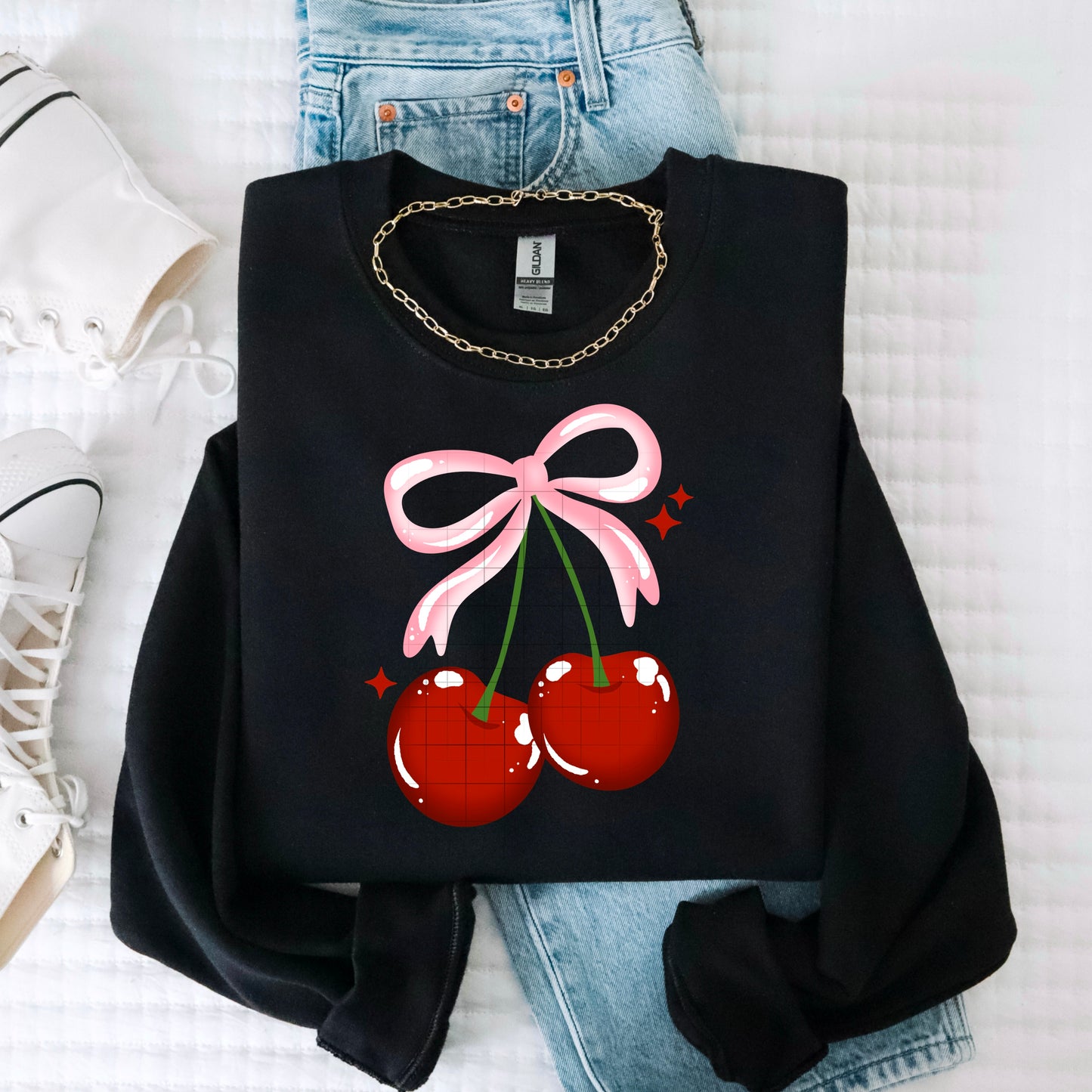 Pink Cherries DTF