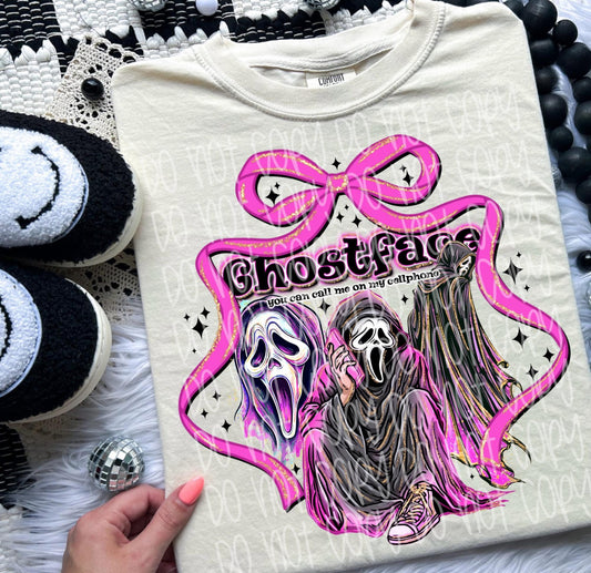 Pink Ghost Coquette DTF