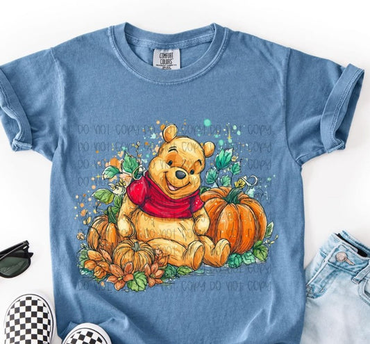 Pumpkin Bear DTF