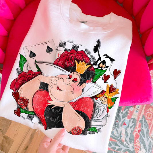 Floral Q. Heart DTF