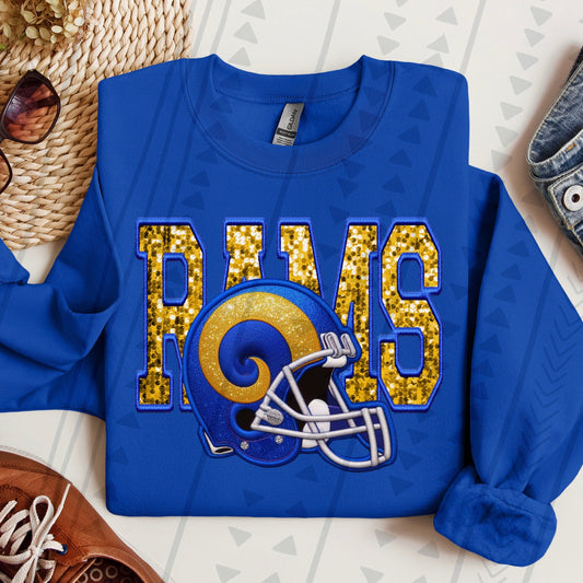 Ram_Faux Embroidery DTF