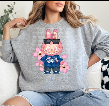 Pink Blossom Monster Baseball