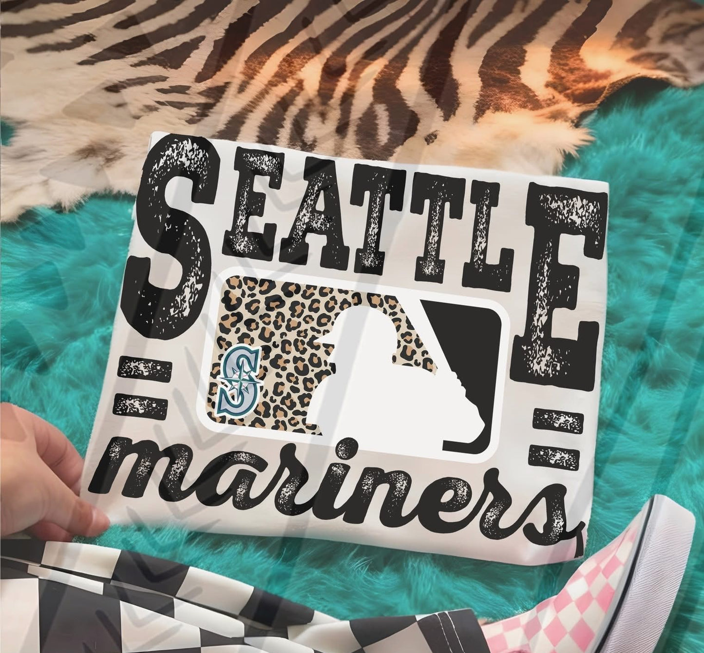 Seattle Leopard Baseball DTF