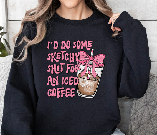 Sketchy Shit Iced Coffee DTF