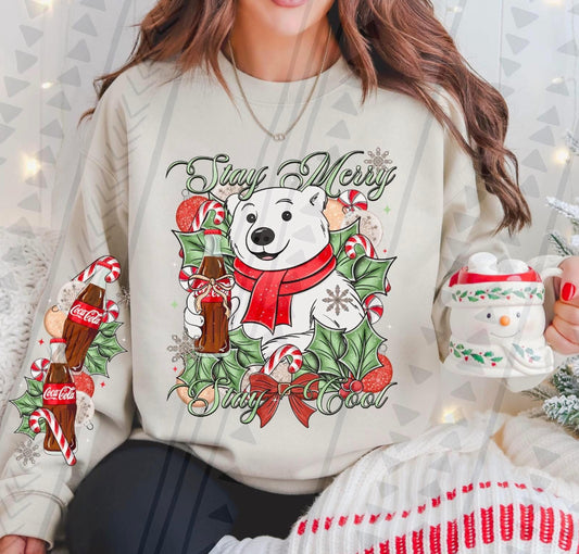 Stay Merry Stay Cool Sleeve DTF (Set of 2)