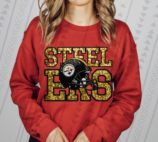 Steeler Faux Embroidery DTF
