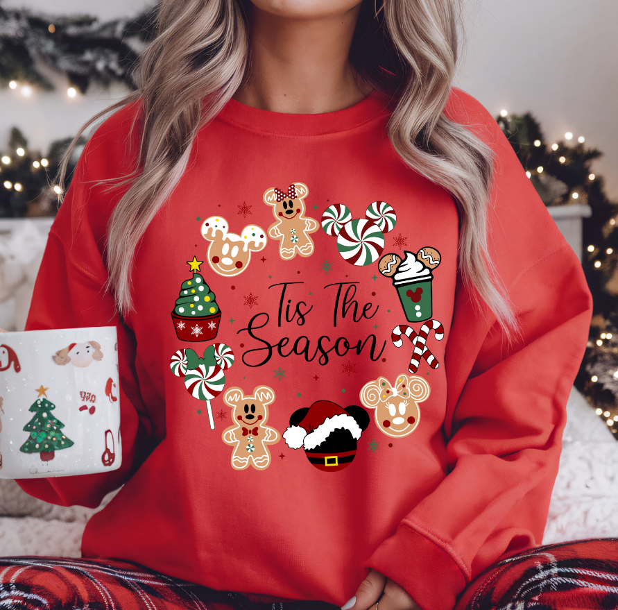 Tis The Season Wreath DTF