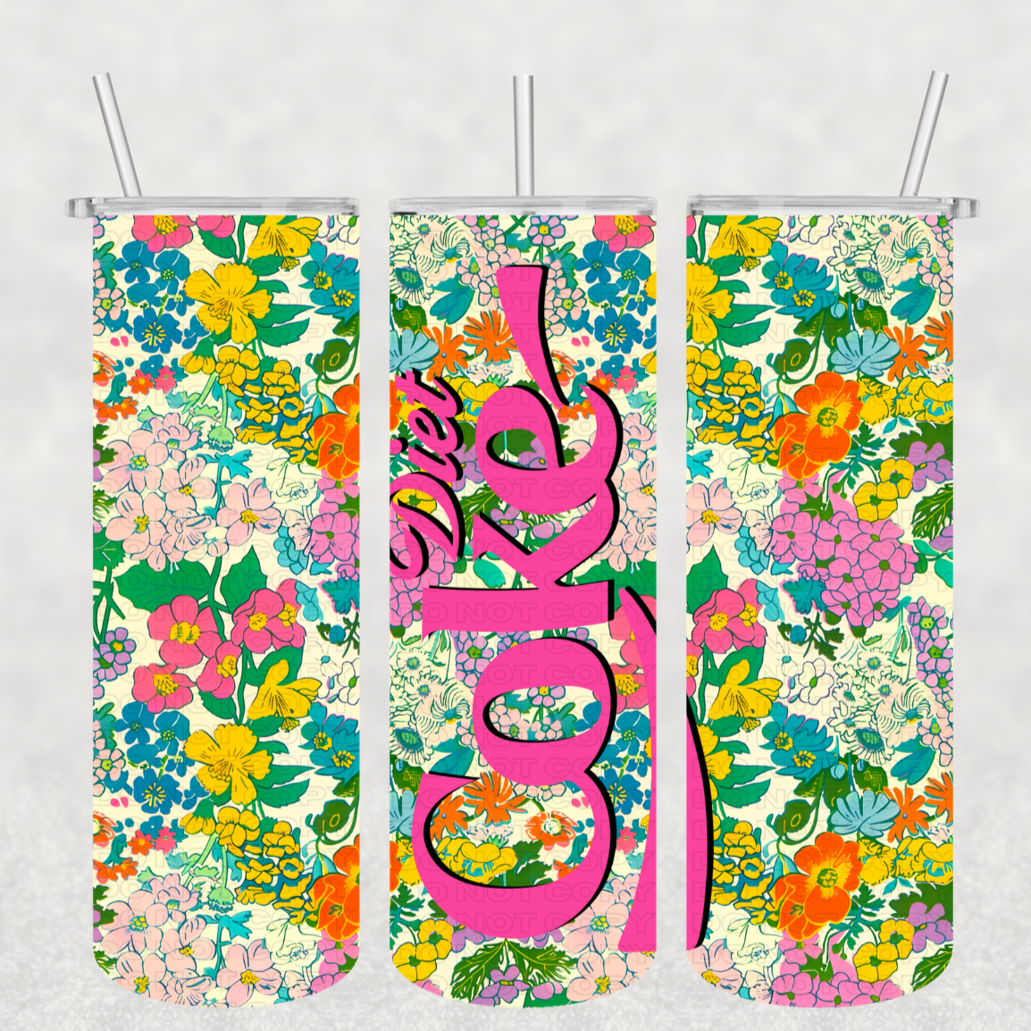 Floral Pop Tumbler