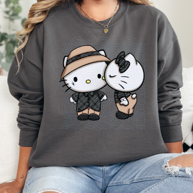 Brown Love Couple DTF