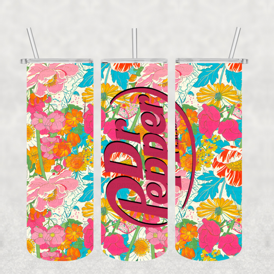 Floral Dr_Pop Tumbler