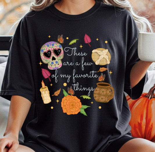 Favorite Things (Light Grey Words) DTF
