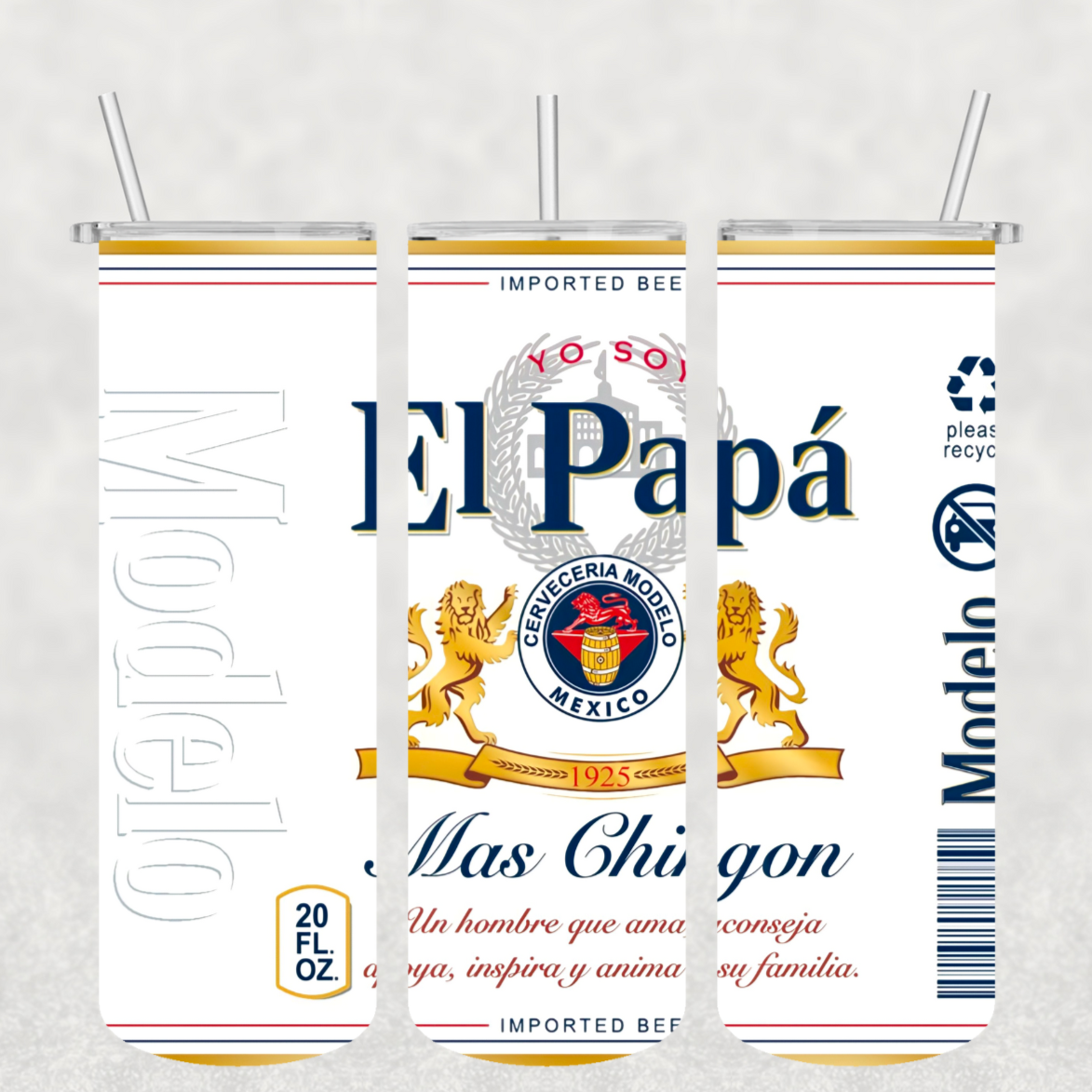 Papa Mas Chingon Tumbler