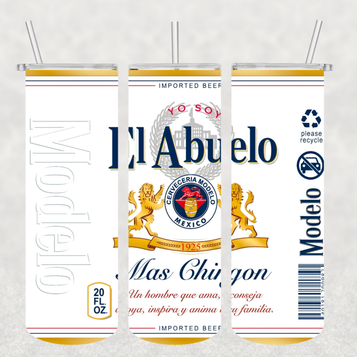 Abuelo Mas Chingon Tumbler