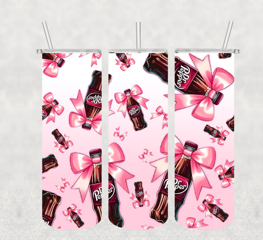 Pink Coquette Pop Tumbler