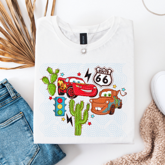 Cactus Car DTF