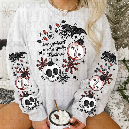 Very Spooky Christmas Sleeve DTF (Set of 2)