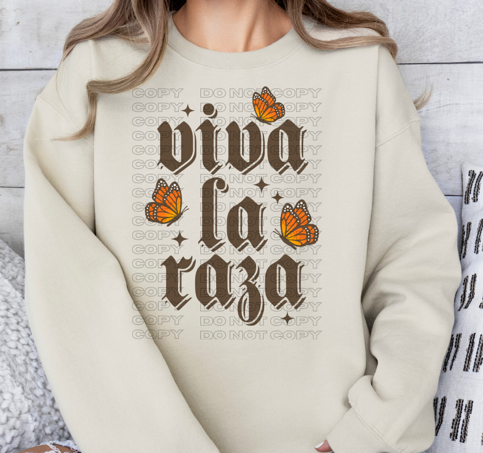 Viva La Raza - Brown DTF