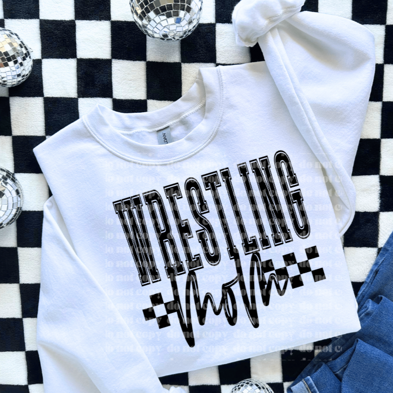 Checkered Wrestling Mom DTF