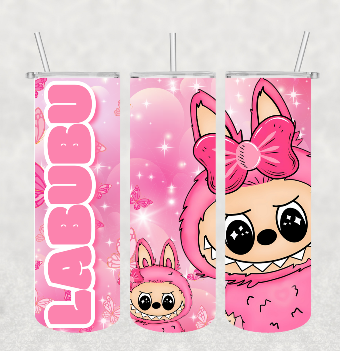 Pink Monster Tumbler