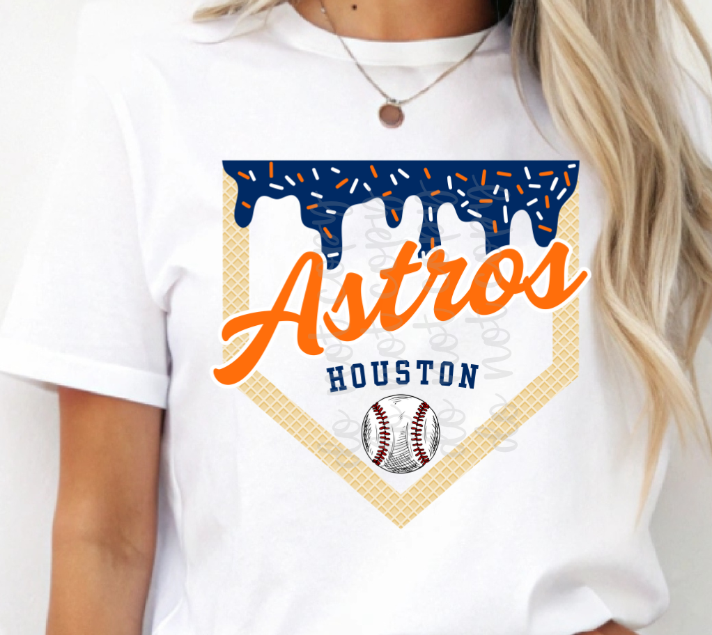 Houston Ice Cream Drip DTF