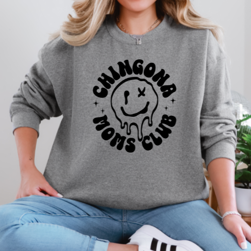 Chingona Moms Club Drip DTF
