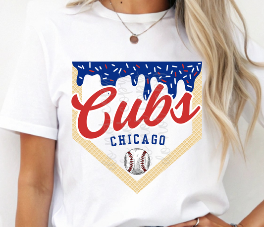 Chicago Ice Cream Drip DTF