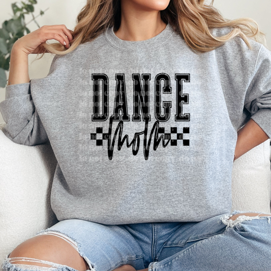 Checkered Dance Mom DTF